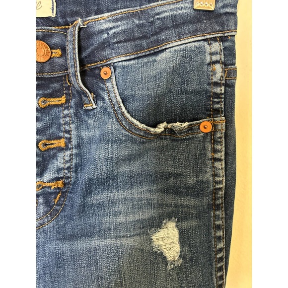 Madewell 10” High Rise Skinny Button Fly Jeans | Size 25 - Picture 12 of 16